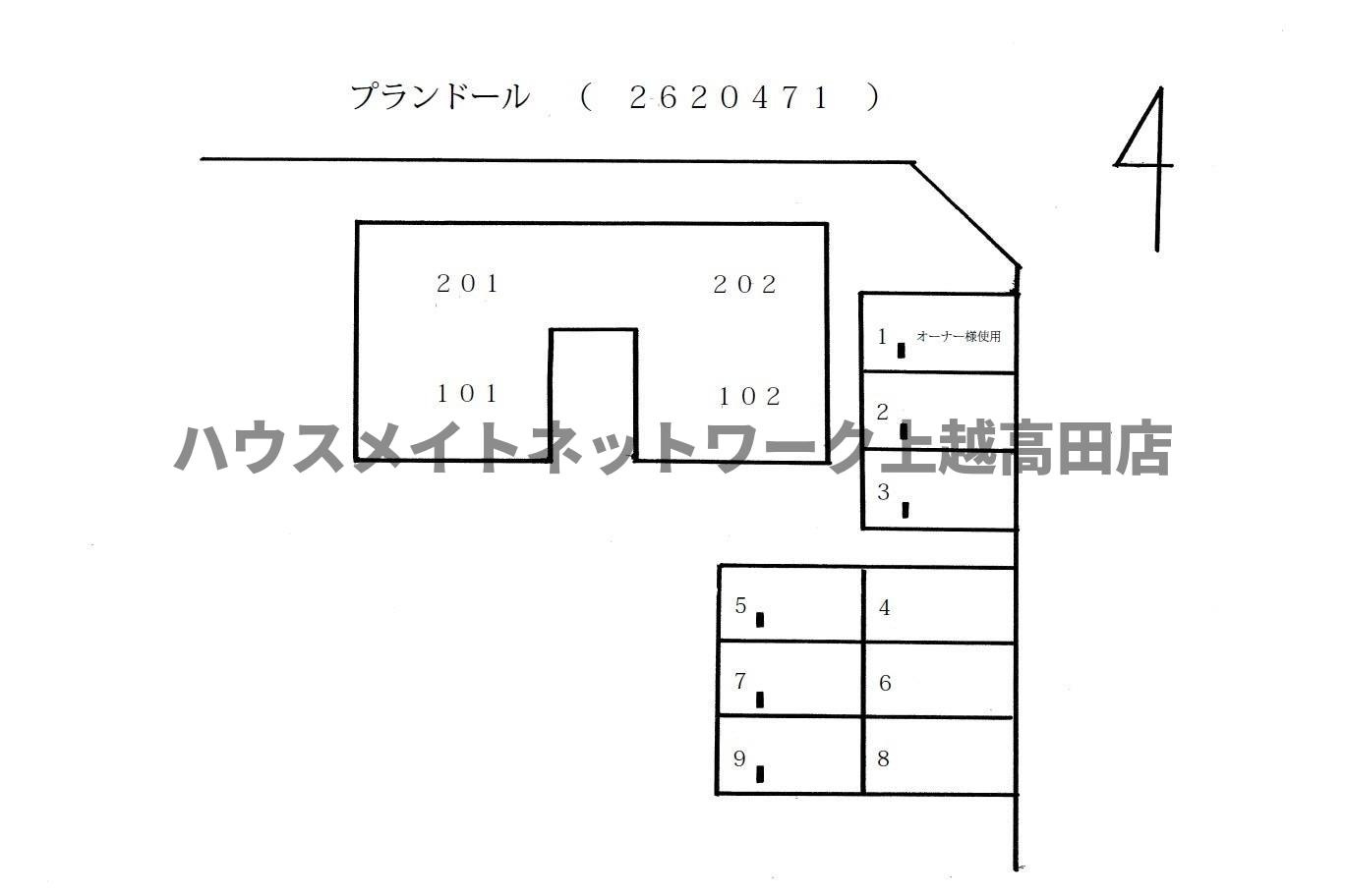 プランドールの区画図|配置図