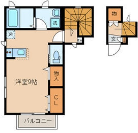 コーポ・アガートの間取り