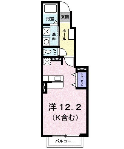 アイ　フラットの間取り