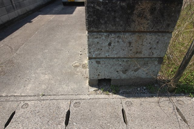 小山市城東4丁目の外観|南東側境界