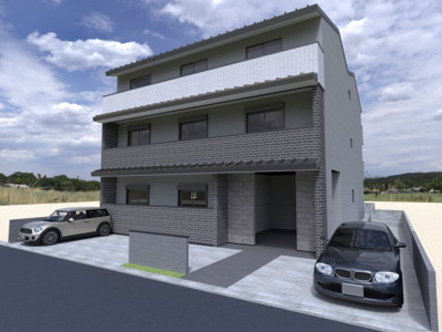 【外観】 | 仮)フラッティ京女前（Ｂプラン）