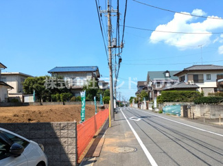 【前面道路含む現地写真】 | 狭山市水野　全2区画 Ｂ区画