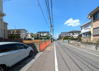 【前面道路含む現地写真】 | 狭山市水野　全2区画 Ｂ区画