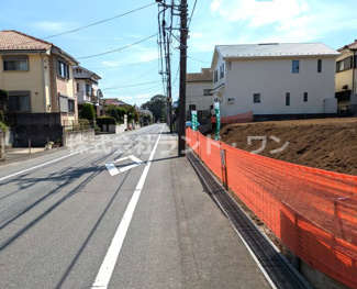 【前面道路含む現地写真】 | 狭山市水野　全2区画 Ｂ区画