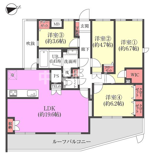 コスモ葛西アステアの間取り|3方角部屋住戸につきまして日当り・通風・眺望良好。新規リノベーション施工が完了致しましたのでいつでも内覧が可能です。安心のアフターサービス保証付きですのでご購入後も安心して暮らせます。