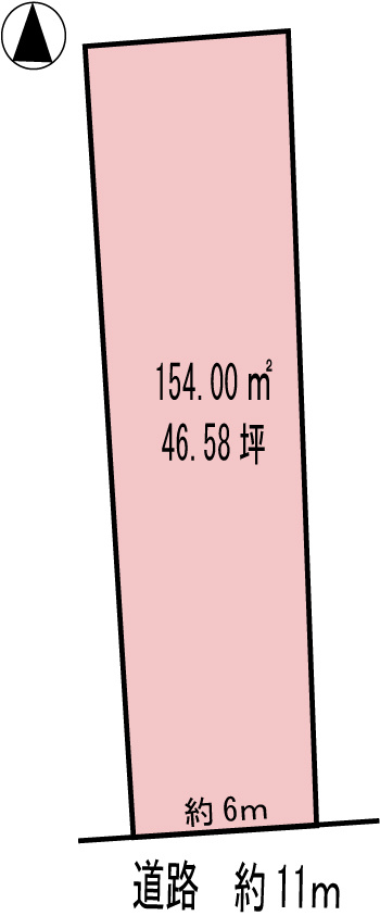 各務原市那加昭南町の土地図