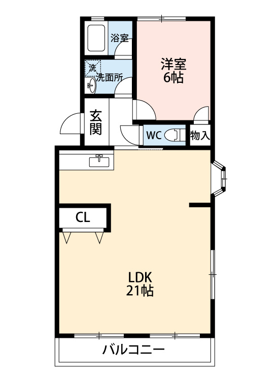 東栄サンハイツ　　　刈谷市近郊の賃貸はクラスホームの間取り