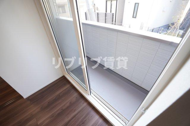 D-ROOM椿森1丁目Aのバルコニー