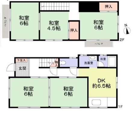 【間取り】 | 神戸市垂水区山手６丁目　中古戸建