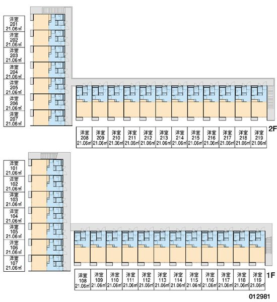 レオパレスＬ・Ａ・ハイツの外観パース