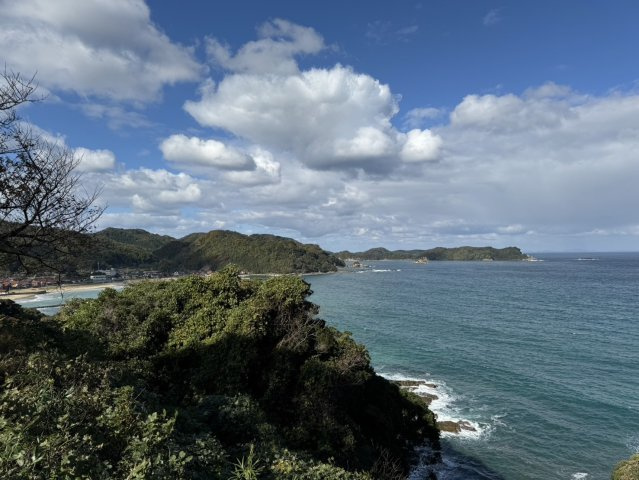 松江市美保関町　中古一戸建ての周辺|近隣高台から千酌の眺望