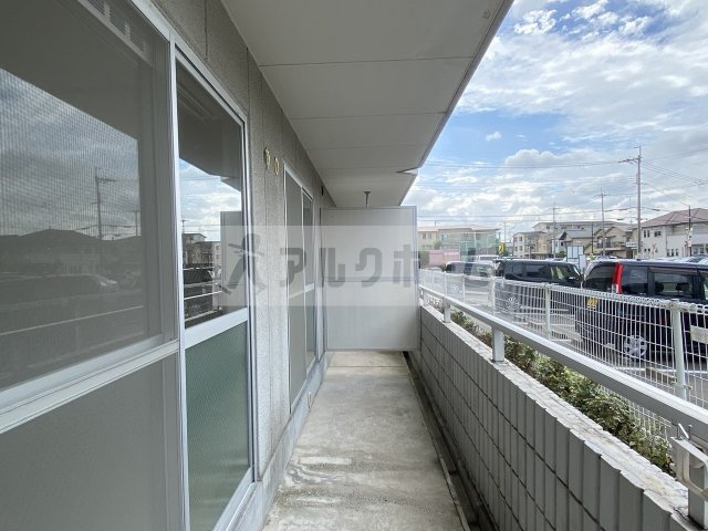 大県マンション2のバルコニー