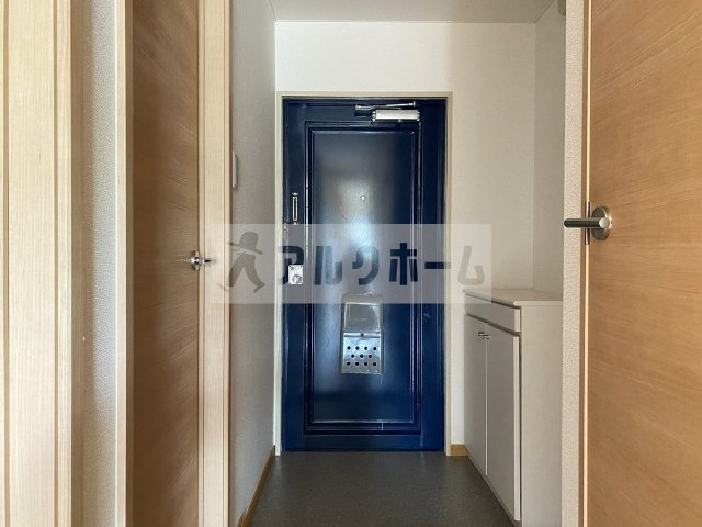大県マンション2の玄関
