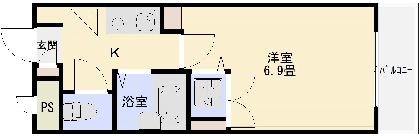 リーベハイツ青山の間取り