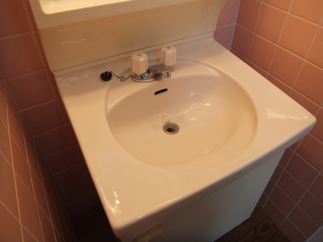 西町コーポの洗面所