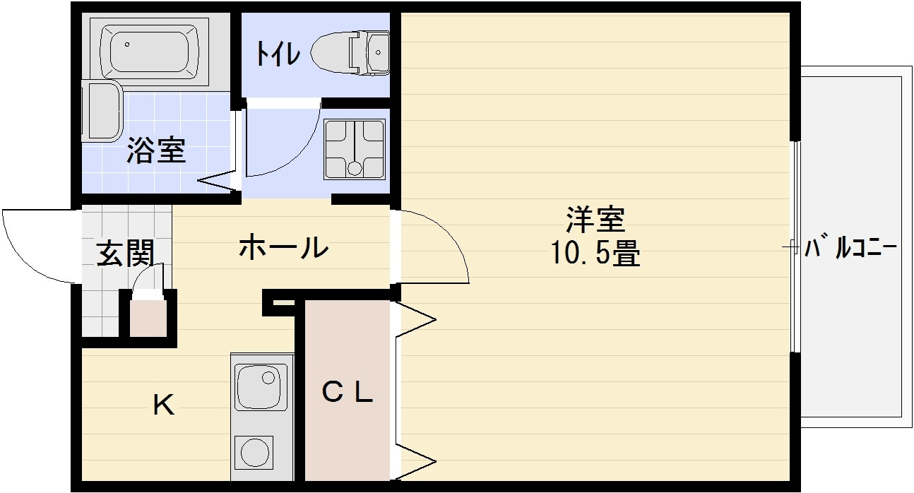 クローエイテルパーチの間取り