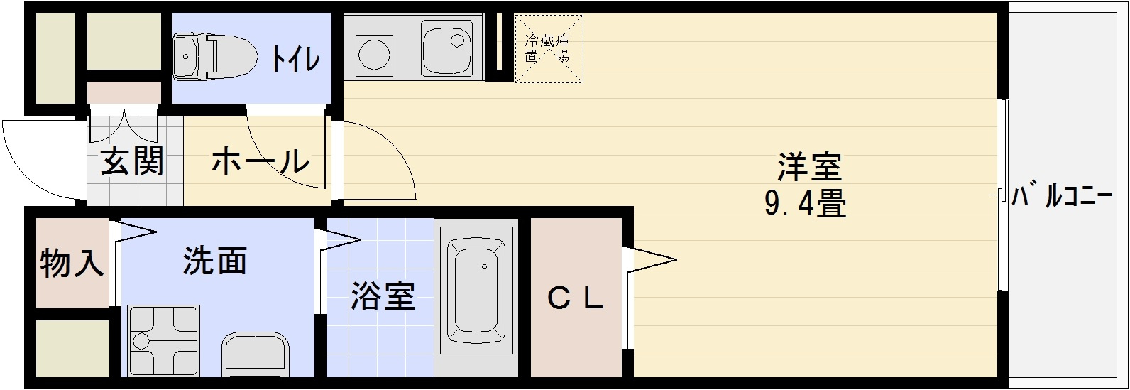 鈴蘭ハイツの間取り