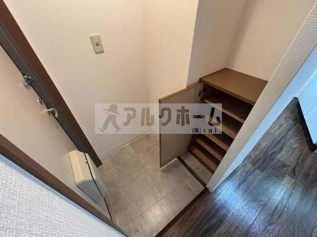 ベルハイツの玄関