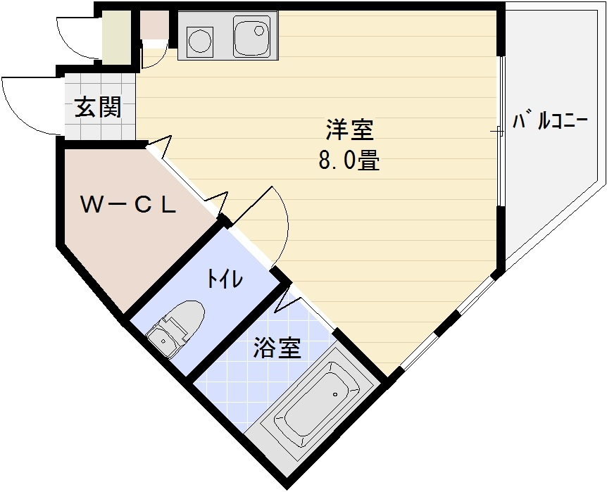 メゾン国分の間取り
