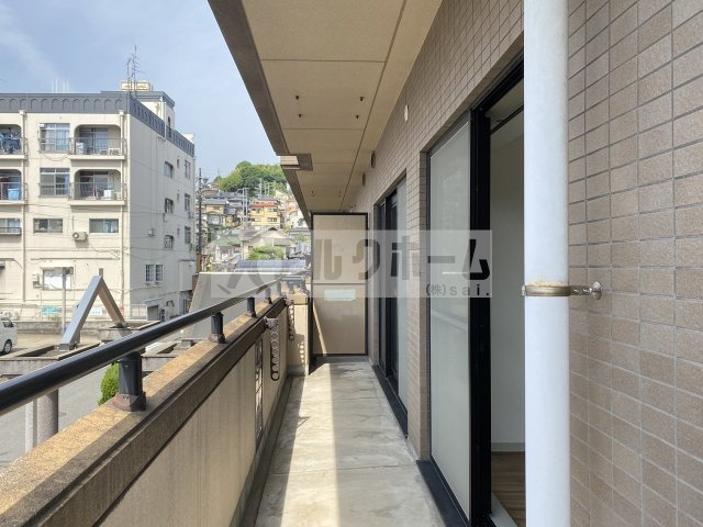 ルキア国分のバルコニー