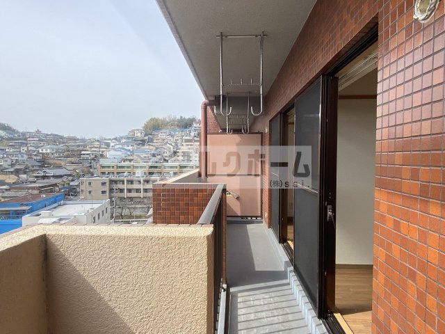 第2泰山ハイツのバルコニー