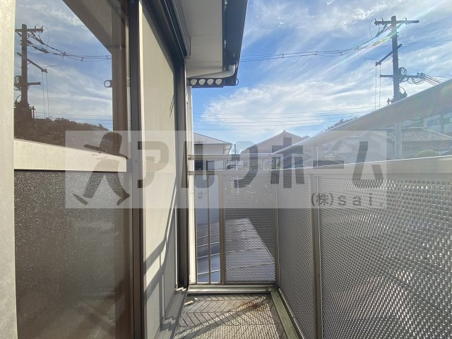 エスポワールAのバルコニー