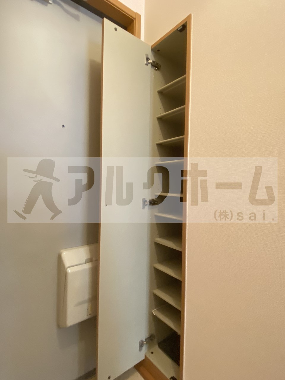 エスポワールAの玄関