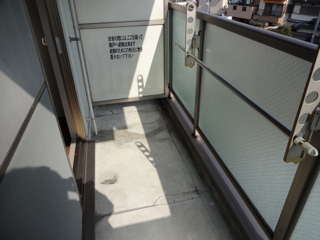 グリーンヒルズのバルコニー