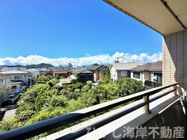 東急ドエルシーサイドコート湘南松風の展望|新規リフォーム完了！バルコニーからの眺望