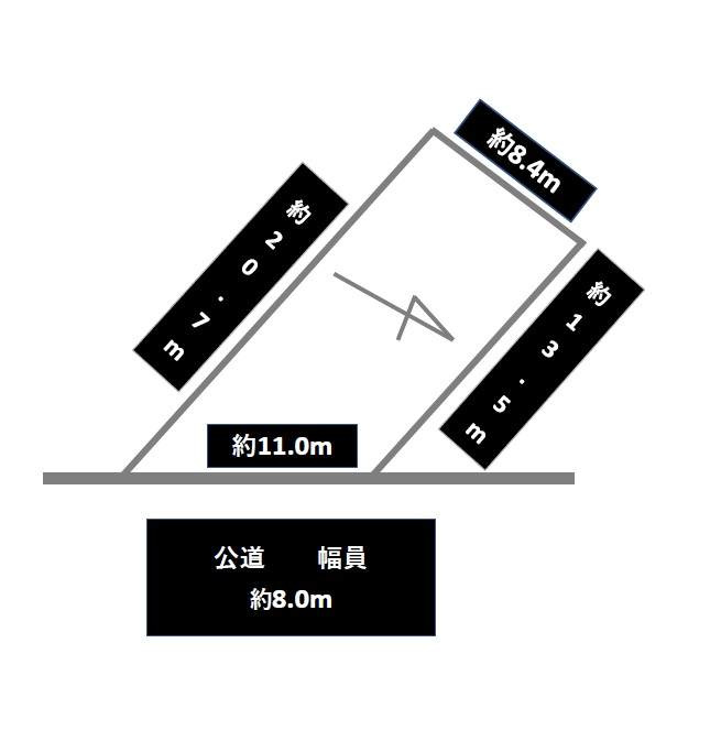 北郷1条11丁目の土地図