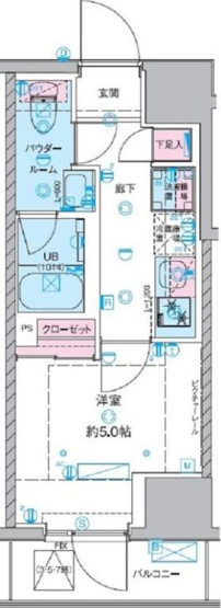 【間取り】 | ジェノヴィア桜上水Ⅱ