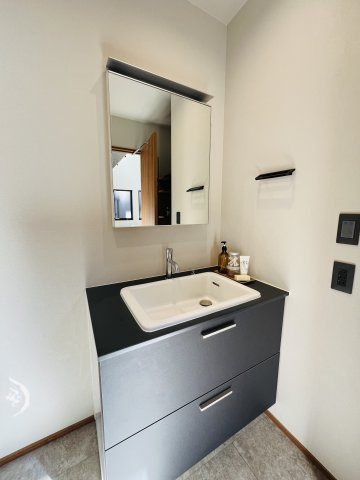 言葉はいらない家ＩＮ辻堂東海岸の独立洗面台