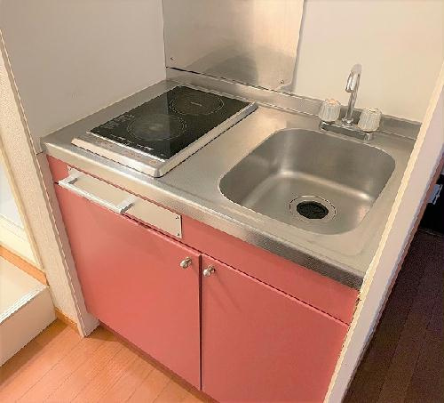 レオパレススプリングBのキッチン