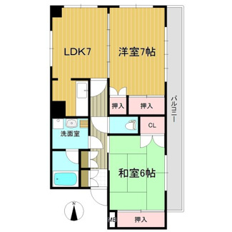 【間取り】 | 長町南424ビル