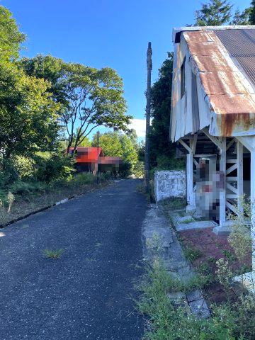 高島市今津町深清水戸建の前面道路含む現地写真