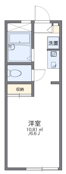 レオパレス極楽寺の間取り