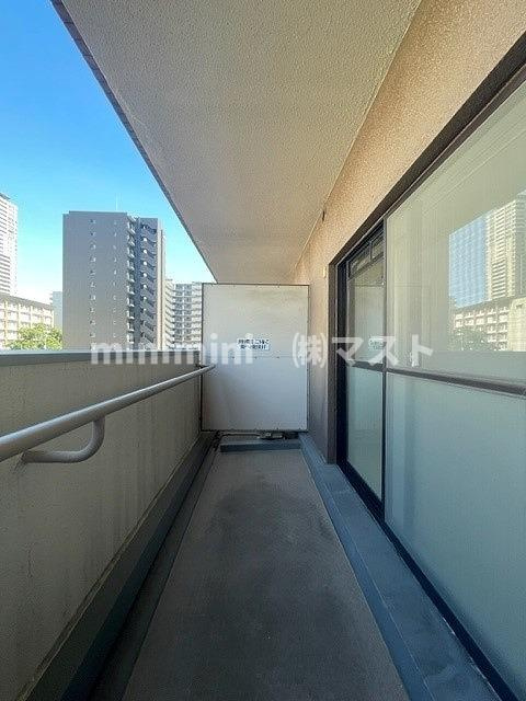 淺沼谷町マンションのバルコニー