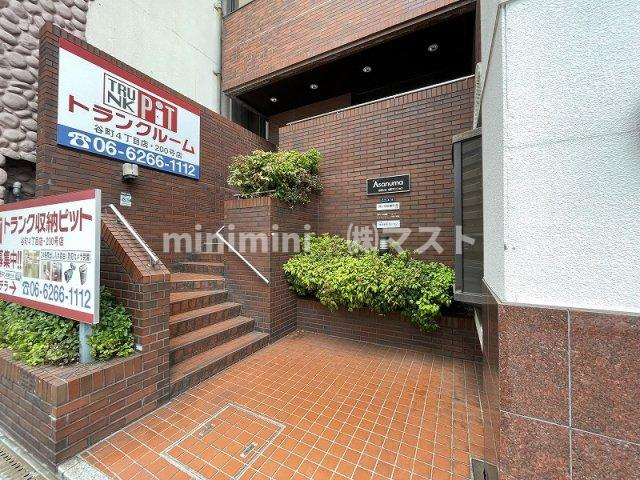 淺沼谷町マンションのエントランス