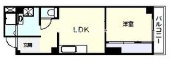 淺沼谷町マンションの間取り