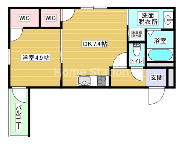 【間取り】 | フジパレス福島Ⅰ番館