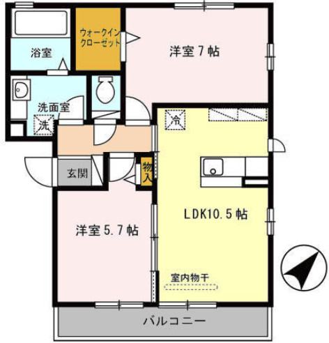 【間取り】 | ヴィーブル伏尾