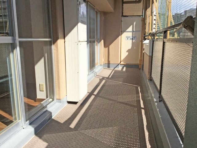 あべのセレサのバルコニー