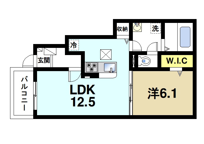 フォレ・リヴィエールⅠの間取り