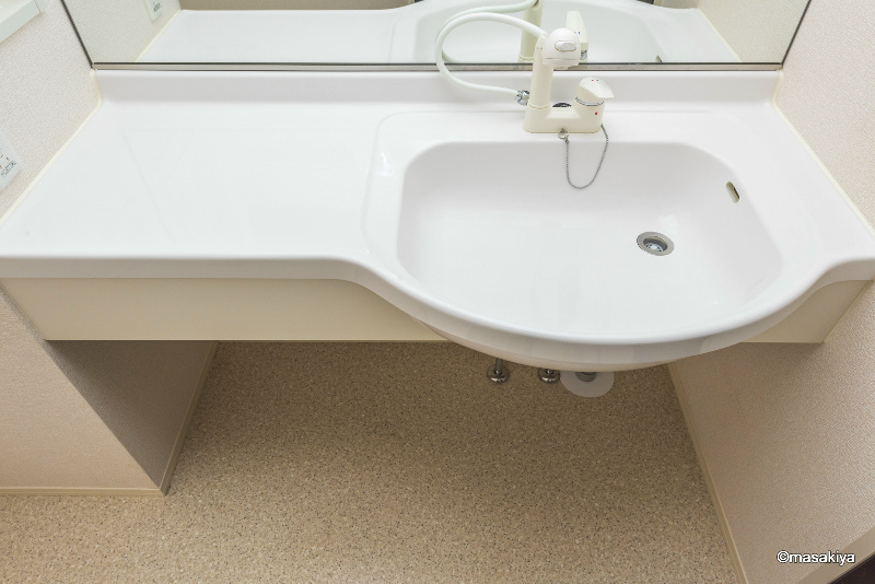 オルキスの洗面所|洗面・脱衣　シャンプードレッサー付き。