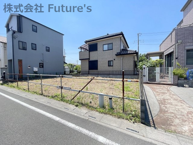 三郷市中央2丁目　新築戸建　全1棟の外観|現地の写真になります。