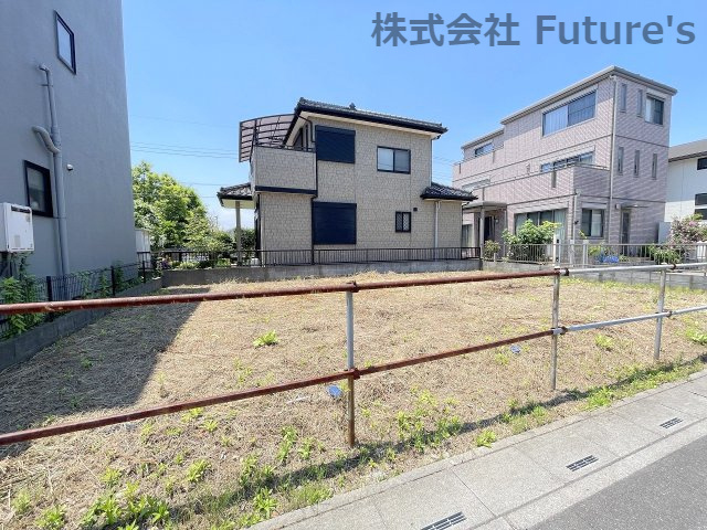 三郷市中央2丁目　新築戸建　全1棟の外観|現地の写真になります。