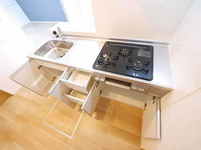 フォレ・リヴィエールⅠのキッチン|きれいなキッチンです