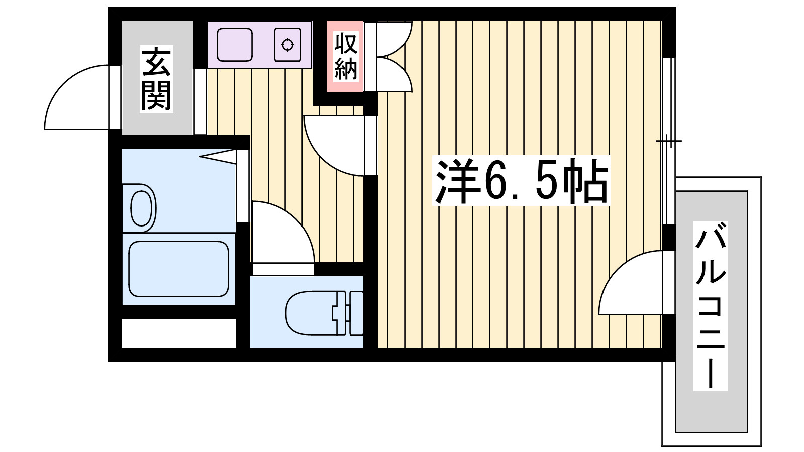 シーサイドマンションの間取り