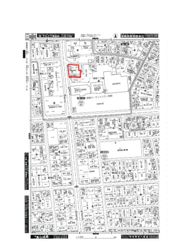 新町1丁目ミカサパーキングの地図