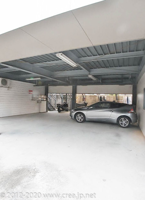 【駐車場】 | コーポラスミハラⅡ | 駐車場があるので、車を買う予定の方も安心です